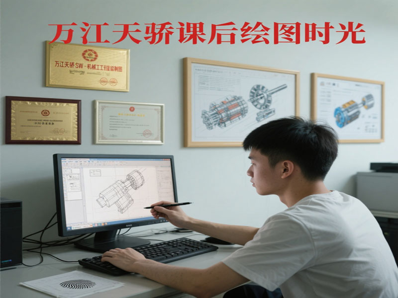 东莞万江天骄职校SW机械设计课后练习