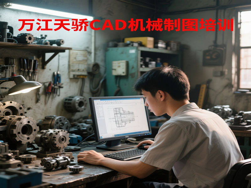 东莞万江天骄职校CAD机械制图培训